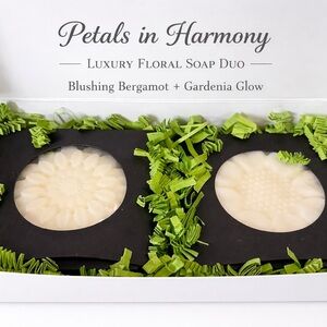Petals in Harmony - Luxury Floral Soap Duo
